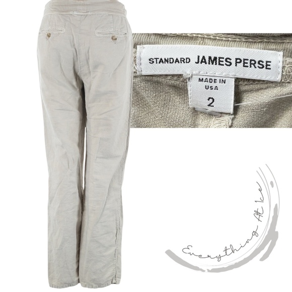 JAMES PERSE CASUAL PANTS SIZE 2 - Picture 2 of 2